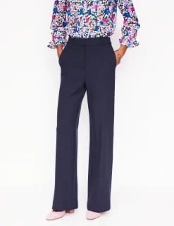 Anzüge | Hosen | Boden Westbourne Ponté-Hose- Marineblau