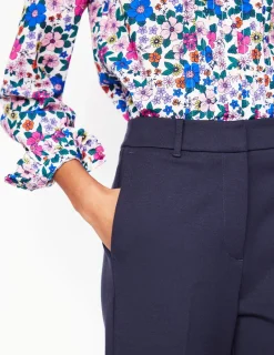 Anzüge | Hosen | Boden Westbourne Ponté-Hose- Marineblau
